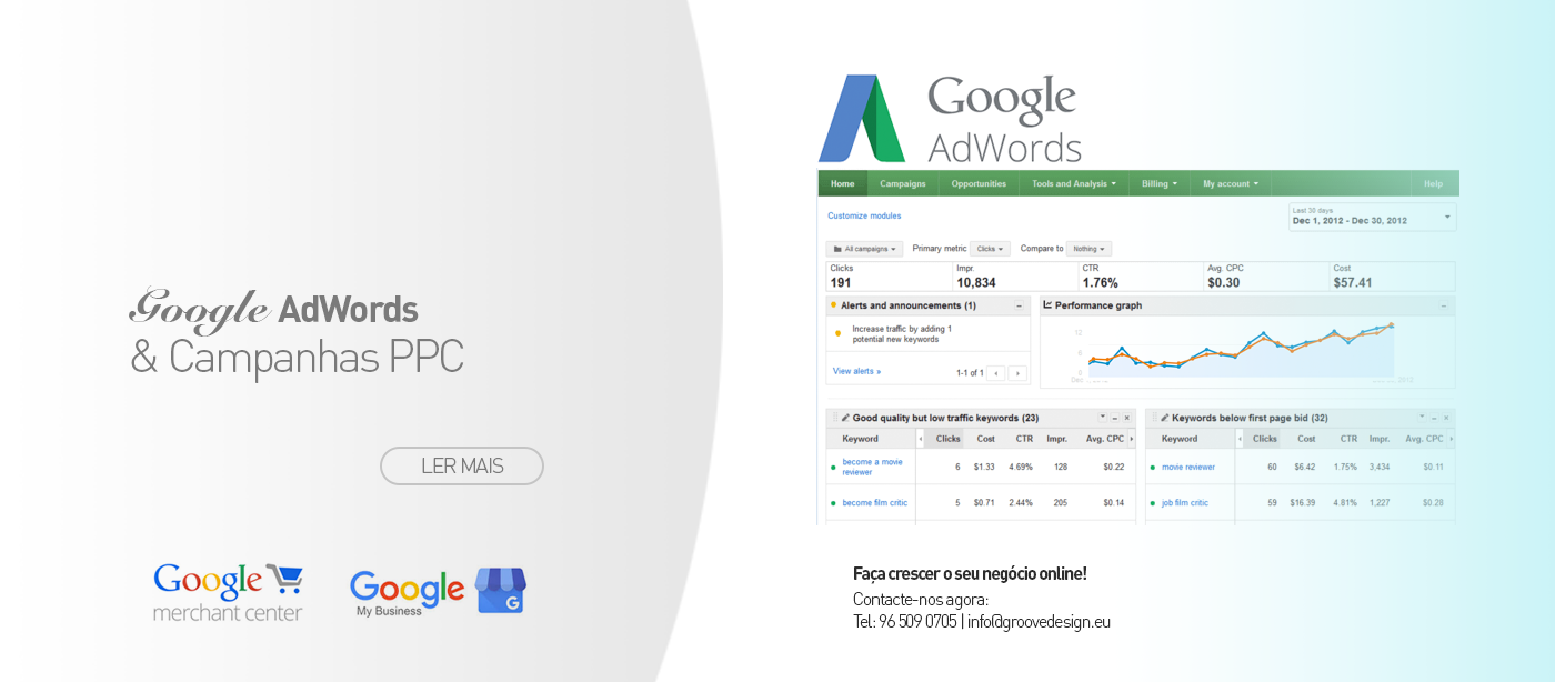 Google AdWords & Gestão de Campanhas PPC